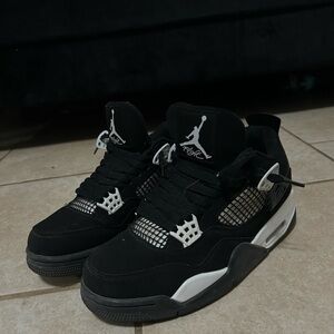 Jordan Black and White Retro Sneakers